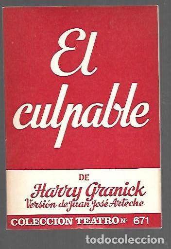 books: CULPABLE - EL - GRANICK, HARRY (VERSION DE JUAN JOSE ARTECHE)