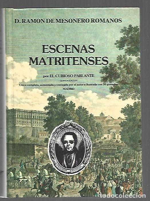 Livros em segunda m&atilde;o: ESCENAS MATRITENSES - MESONERO ROMANOS, RAMON DE