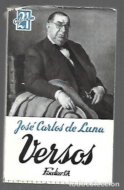 Livros em segunda m&atilde;o: VERSOS - LUNA, JOSE CARLOS DE