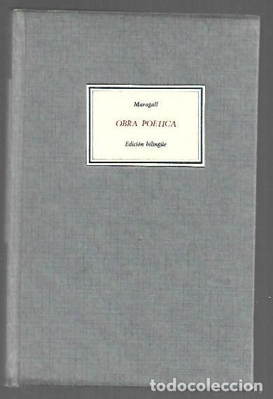 Livros em segunda m&atilde;o: OBRA POETICA (BILING&Uuml;E) - MARAGALL, JUAN