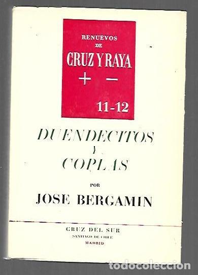 Libros: DUENDECITOS Y COPLAS - BERGAMIN, JOSE - Foto 1