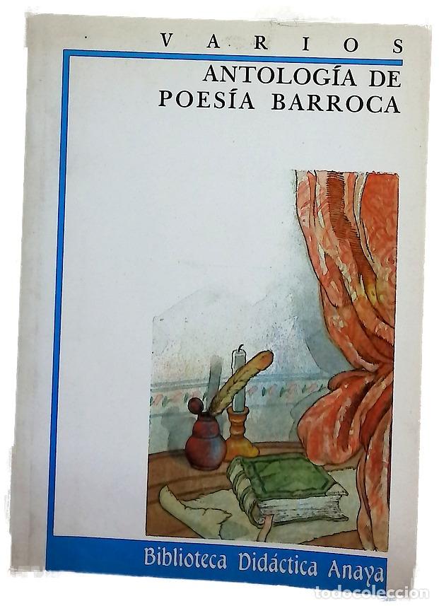 Libros: Antolog&iacute;a de poes&iacute;a barroca - Foto 1