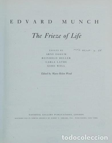 Libros: EDVARD MUNCH: THE FRIEZE OF LIFE WOOD, MARA-HELEN -