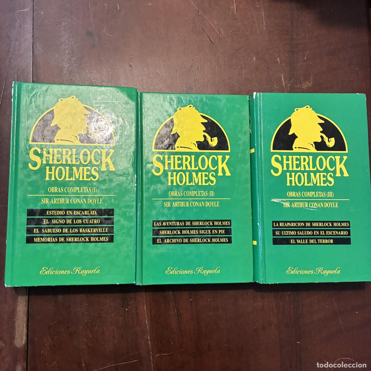 Libros: Sherlock Holmes. Obras completas. 3 vols - Arthur Conan Doyle - Foto 3