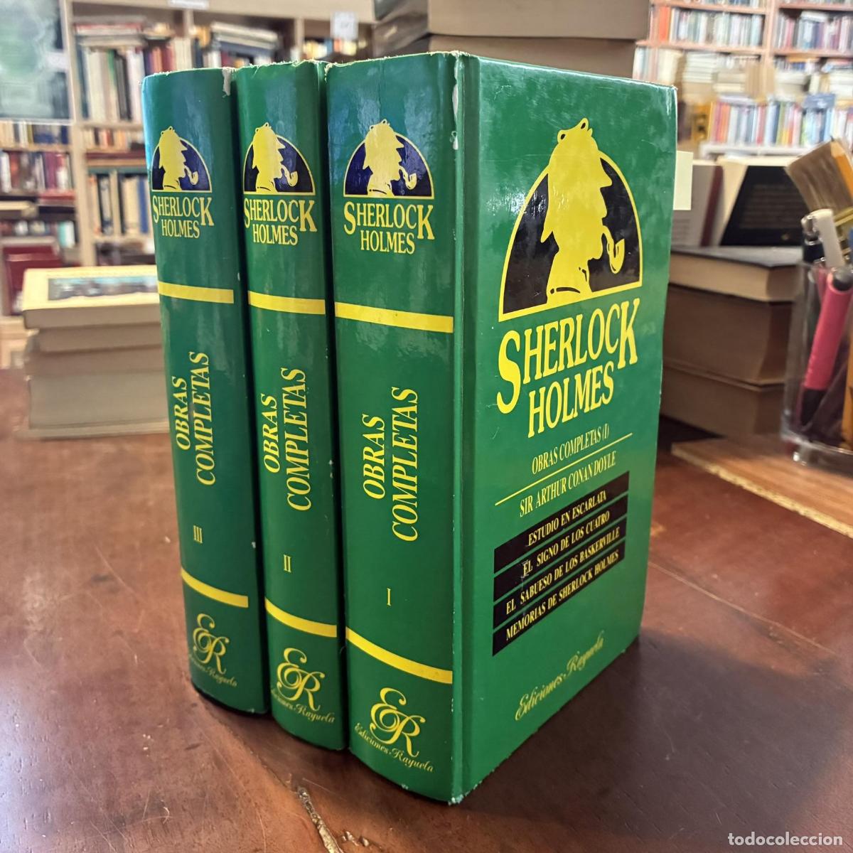 Libros: Sherlock Holmes. Obras completas. 3 vols - Arthur Conan Doyle