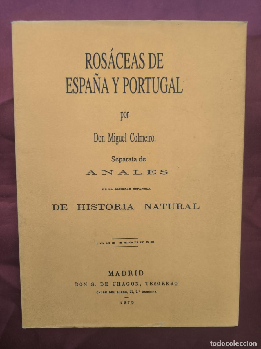 Libros: Ros&aacute;ceas de Espa&ntilde;a y Portugal - Miguel Colmeiro y Penido