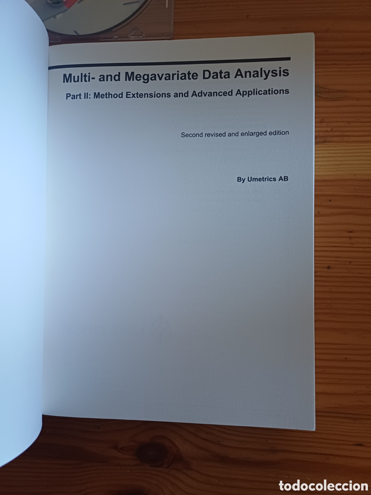 Libros: Multi- and Megavariate Data Ananylisis Umetrics Academy - Foto 3