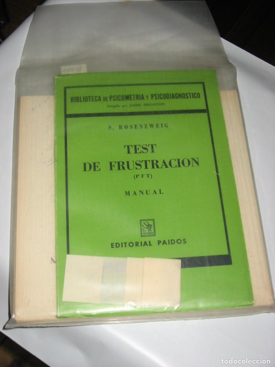 Libri di seconda mano: TEST DE FRUSTRACI&Oacute;N (PFT). MANUAL Y L&Aacute;MINAS DEL TEST DE FRUSTRACI&Oacute;N (Picture Frustration Test). Gale