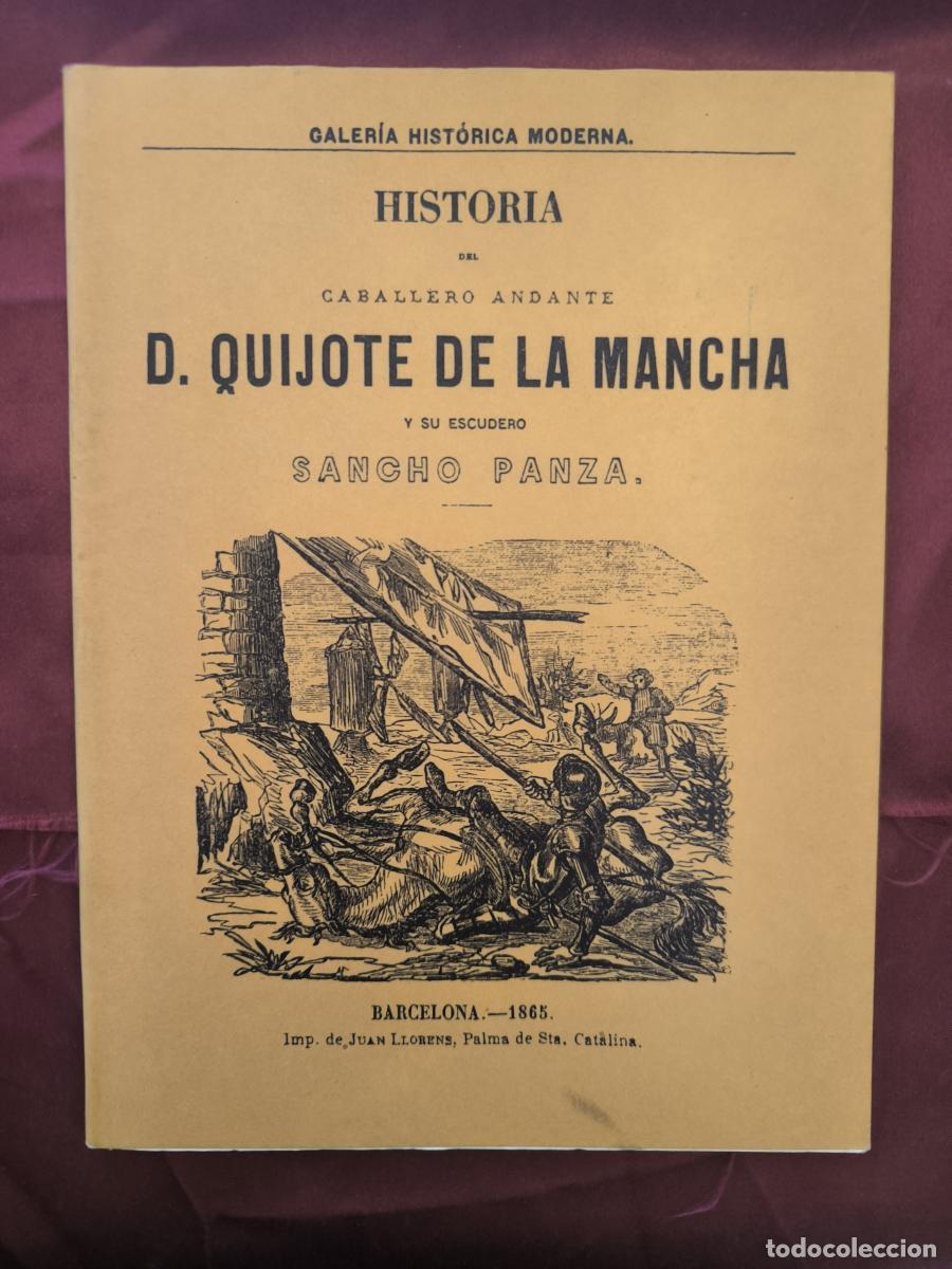 Libros: Historia del caballero andante D. Quijote de la Mancha y su escudero Sancho Panza - Miguel de Cerv