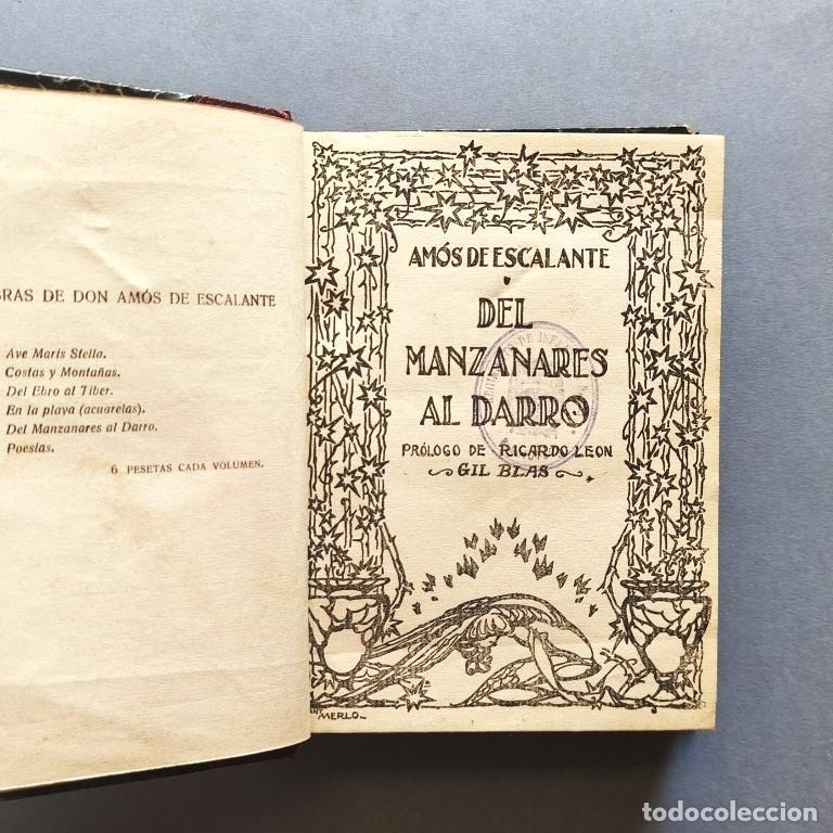 Libros: Del Manzanares al Darro. Pr&oacute;logo de Ricardo Le&oacute;n. - Escalante, Am&oacute;s de.