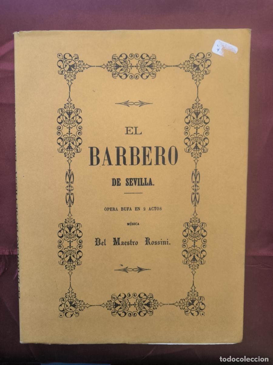 Libros: El barbero de Sevilla: &oacute;pera bufa en dos actos - Rossini