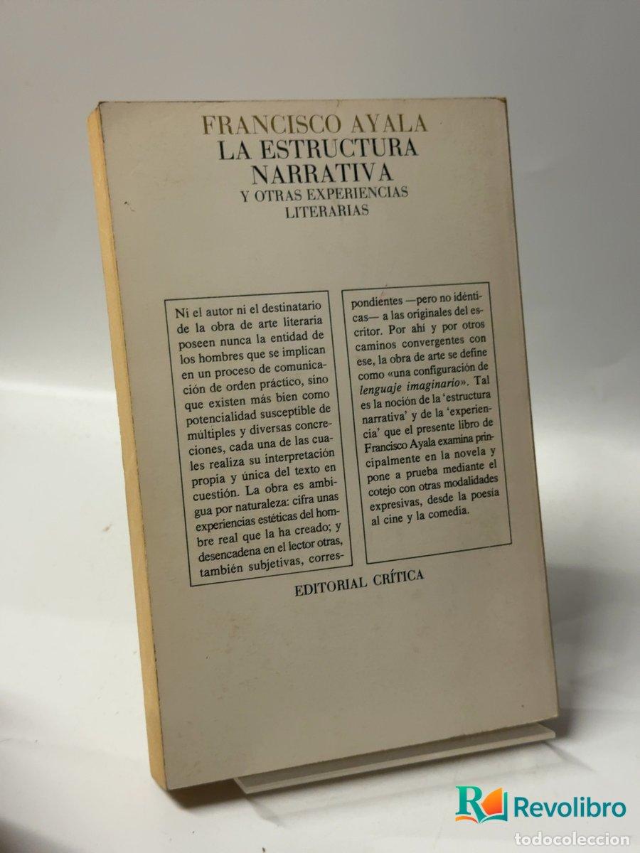 Libros: La estructura narrativa - Francisco Ayala - Foto 2