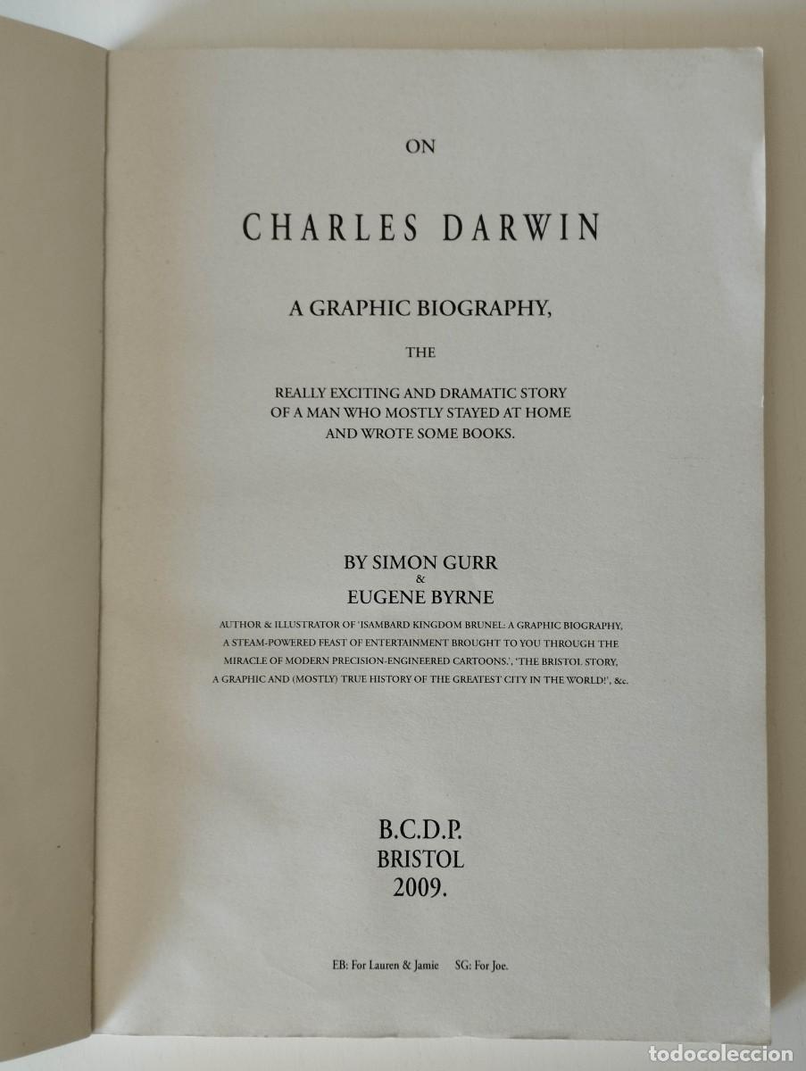 Libros: Darwin A graphic biography, Simon Gurr, Eugene Byrne - Foto 5