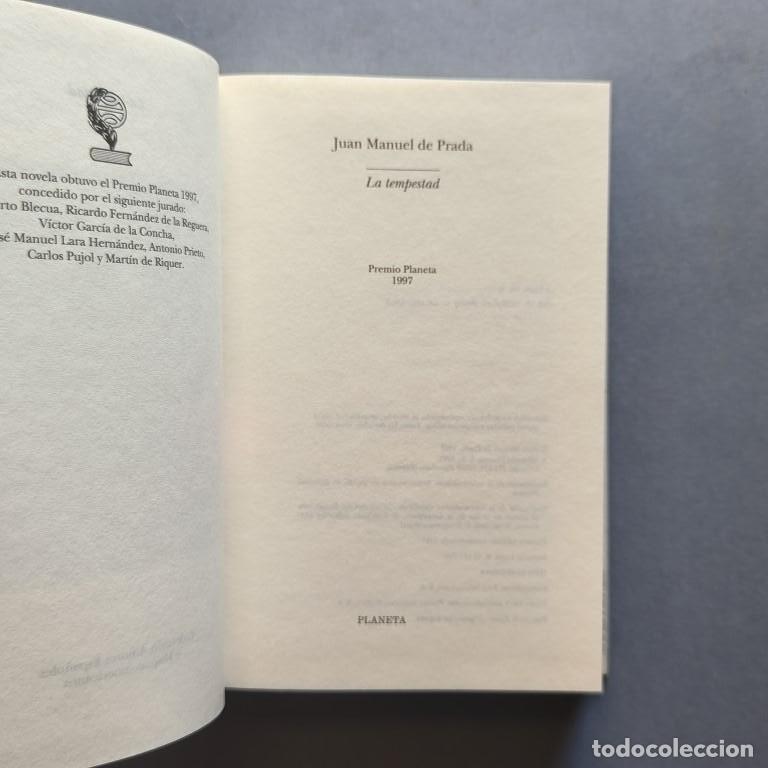 Libros: La Tempestad. (Ejemplar dedicado). - Prada, Juan Manuel de. - Foto 4