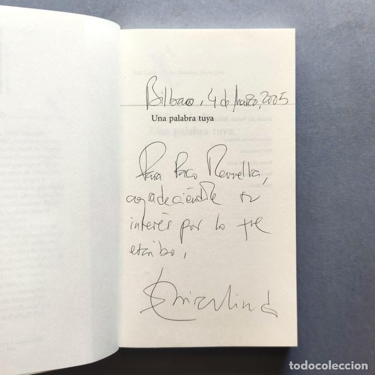 Libros: Una Palabra Tuya. (Ejemplar dedicado). - Lindo, Elvira.