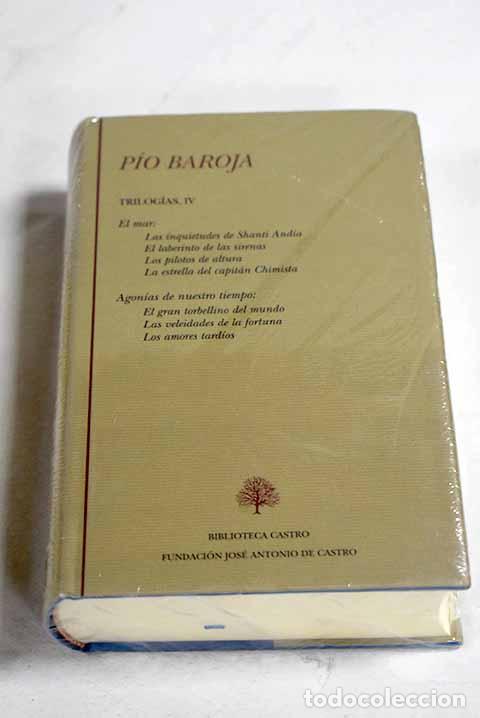 B&uuml;cher: Trilogias, tomo IV: Baroja, P&iacute;o.- Baroja, P&iacute;o