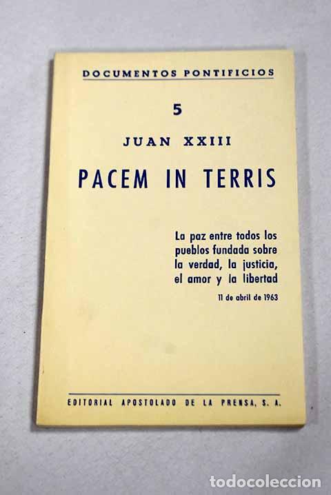 Libros: Carta enc&iacute;clica: pacem in terris - Foto 1
