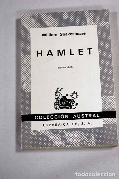 Libros: Hamlet, Pr&iacute;ncipe de Dinamarca.- Shakespeare, William