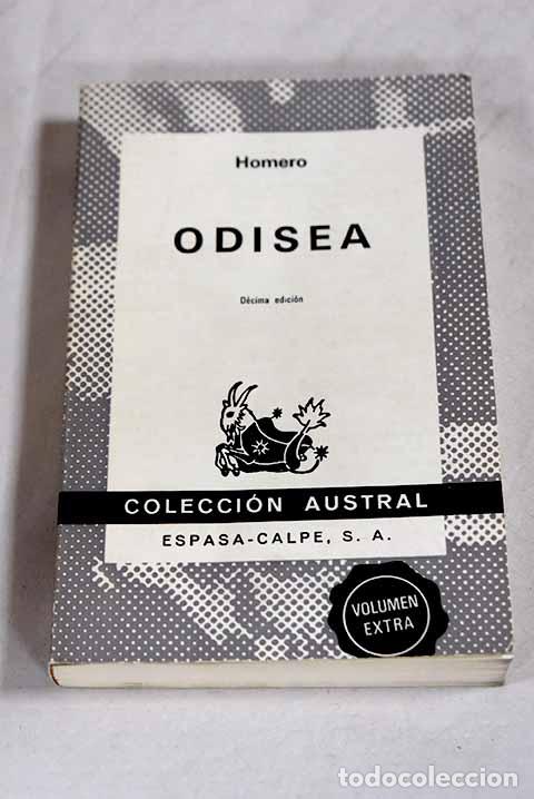 Libros: Odisea: Homero: Espasa-Calpe..- Homero
