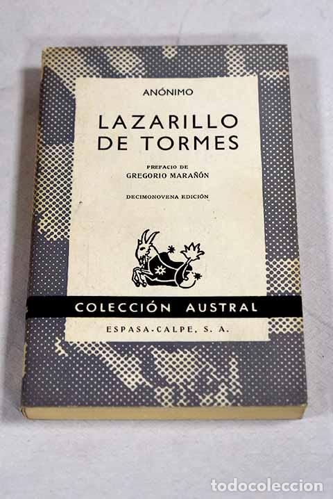 Libros: Lazarillo de Tormes: