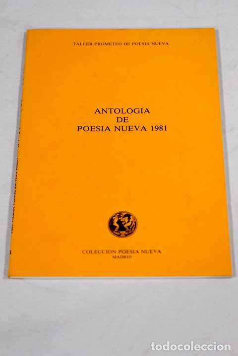 Libros: Antolog&iacute;a de poes&iacute;a nueva : 1981 - Foto 1