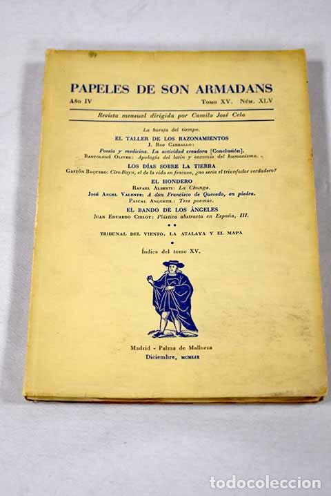 Libros: Papeles de Son Armadans: revista. N&ordm; XLV