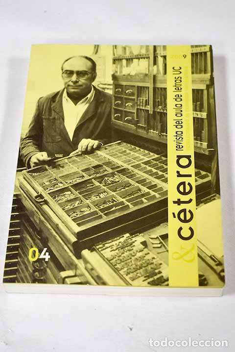 Libros: Etc&eacute;tera: revista del Aula de Letras UC. N&ordm; 4 - Foto 1