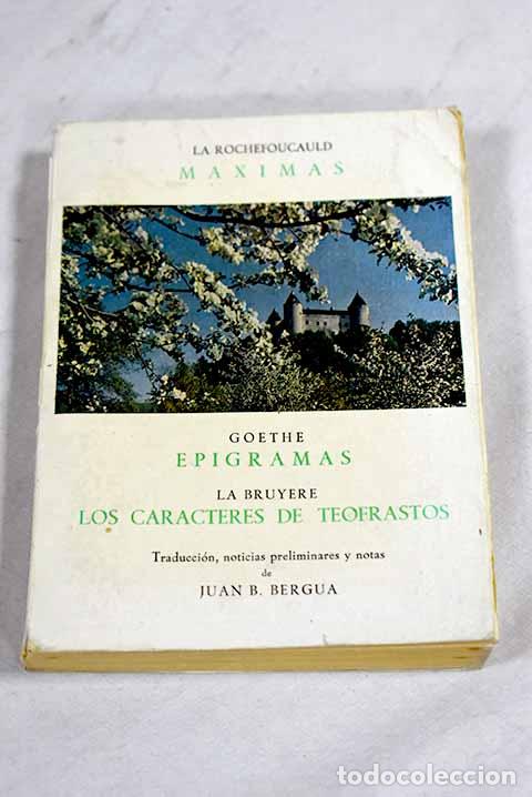 Libros: M&aacute;ximas: La Rochefoucauld, Francois.- La Rochefoucauld, Francois