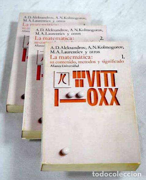 Libros: La matem&aacute;tica: su contenido, m&eacute;todos y significado - Foto 1