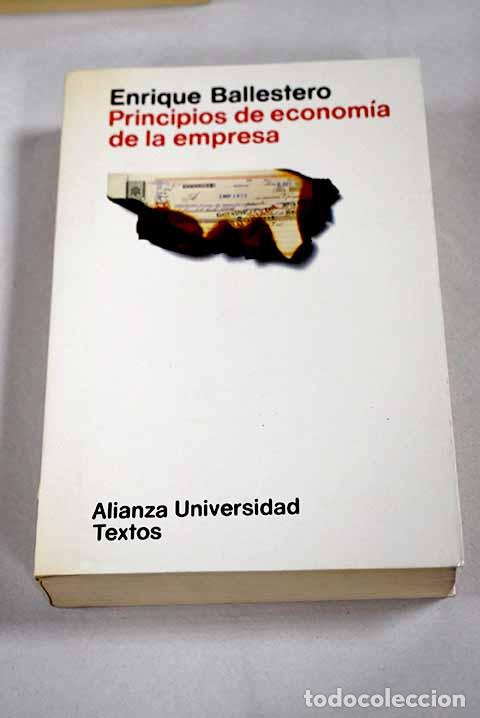 Libri di seconda mano: Principios de econom&iacute;a de la empresa.- Ballestero, Enrique