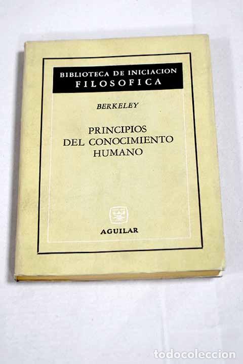 Livres: Principios del conocimiento humano.- Berkeley, George