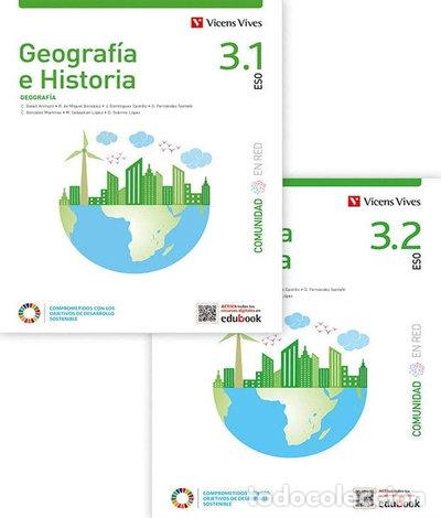 books: Geograf&iacute;a e Historia 3 (3.1-3.2) Comunidad en Red- 9788468284774