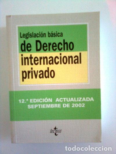 Libri di seconda mano: Legislaci&oacute;n b&aacute;sica de derecho internacional privado- 9788430938629