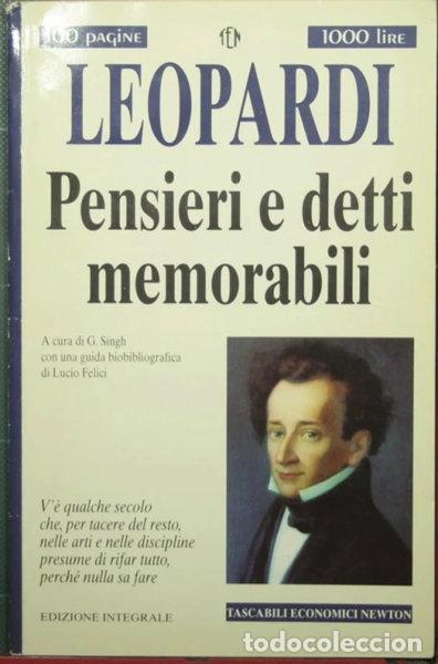 Livros em segunda m&atilde;o: Pensieri e detti memorabili- 9788881839919