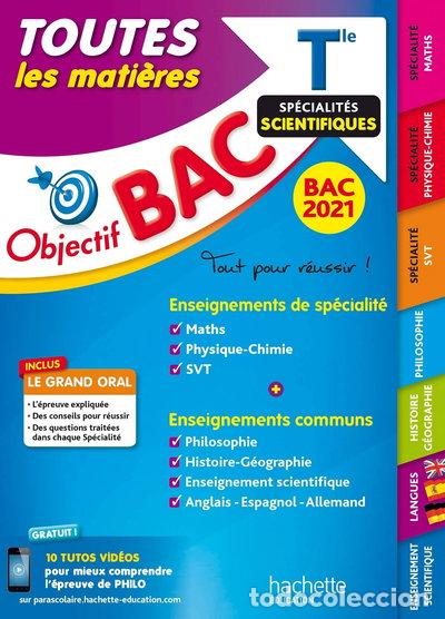 Libros: Objectif Bac 2021 Toutes les mati&egrave;res Term Enseignements communs + Sp&eacute;cialit&eacute;...- 9782017123439