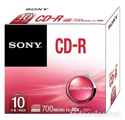 Livres: Sony 10CDQ80SS - Pack de 10 CD-R, 700 MB (80 Minutos)- 0027242855588