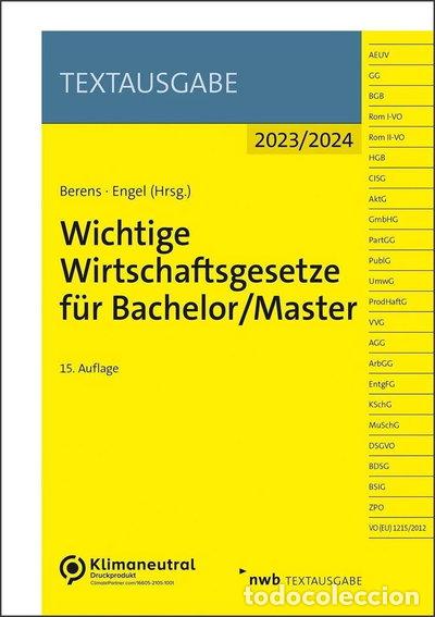 books: Wichtige Wirtschaftsgesetze f&uuml;r Bachelor/Master- 9783482675959