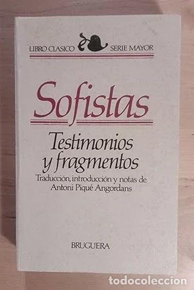 Libros: Sofistas. Testimonios y fragmentos- 8410018030180 - Foto 1