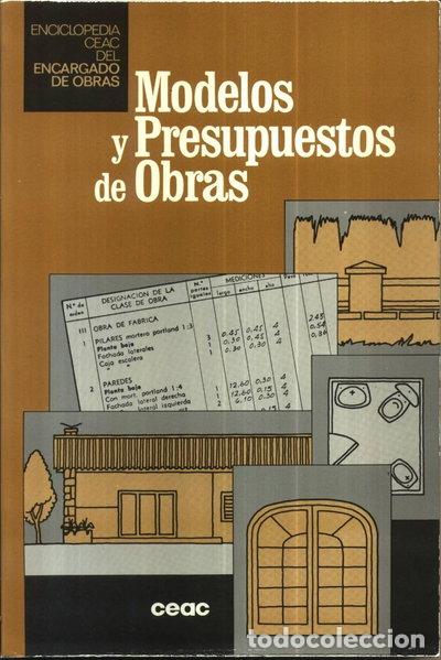 Libros: Modelos y presupuestos de obras- 9788432926044 - Foto 1