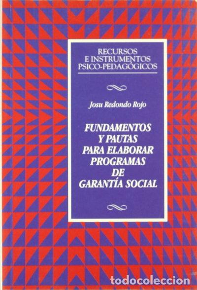 B&uuml;cher: Fundamentos y pautas para elaborar programas de garant&iacute;a social- 9788427122369