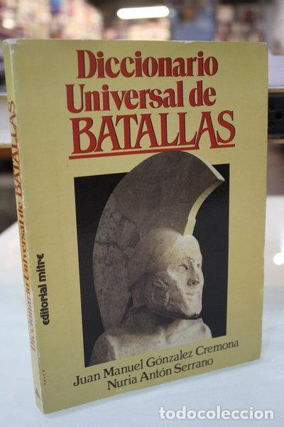 Libros: Diccionario universal de batallas- 9788476520581