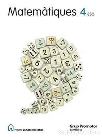 Libros: Matem&agrave;tiques 4 ESO La Casa Del Saber- 9788479181567