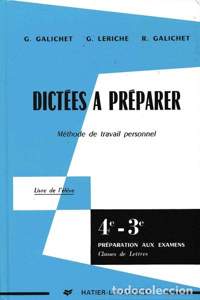 Libros: Dict&eacute;es &agrave; pr&eacute;parer- 9782218011818