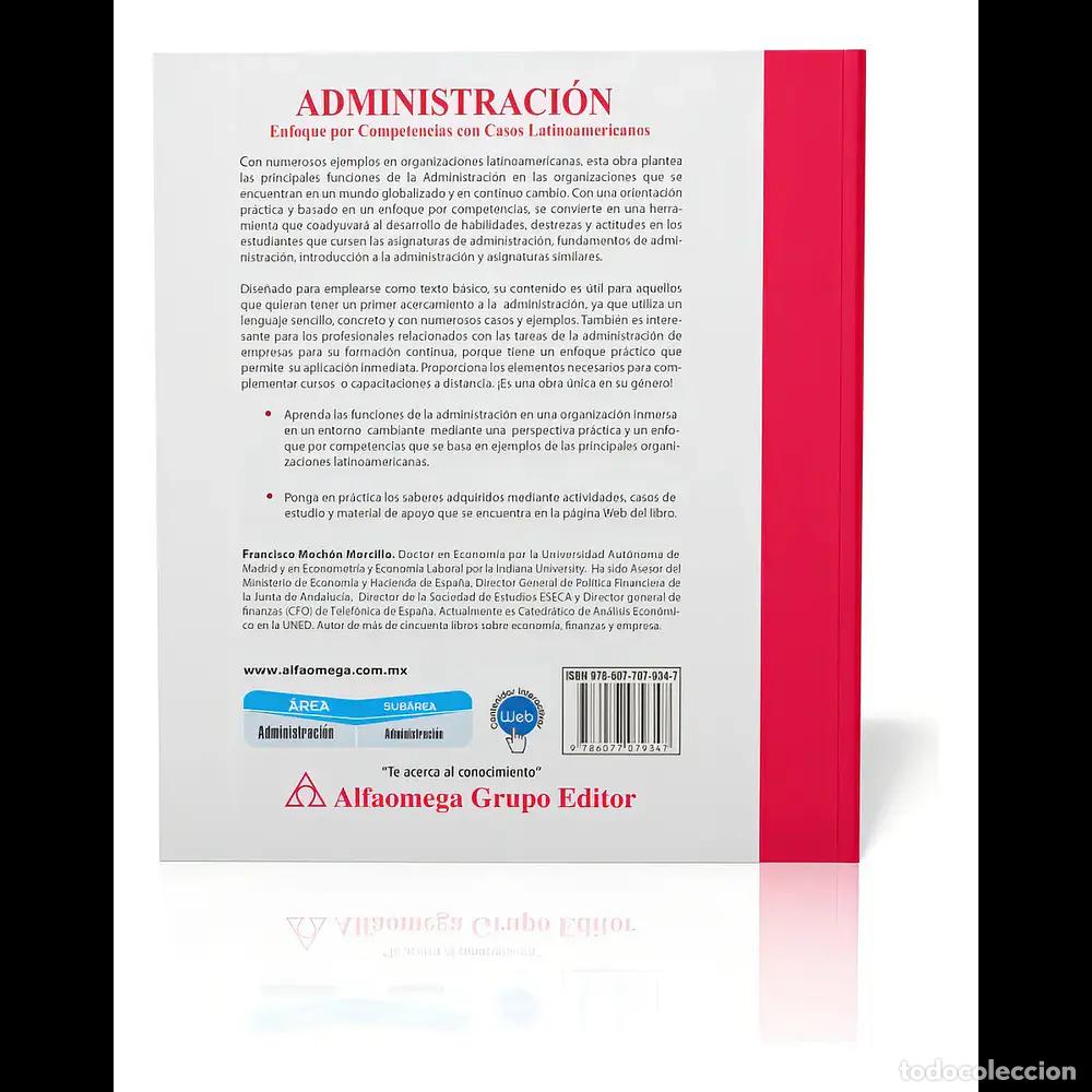 Libros: Administraci&oacute;n - Francisco Moch&oacute;n Morcillo, Mar&iacute;a del Carmen Moch&oacute;n, Marta S&aacute;ez Moch&oacute;n