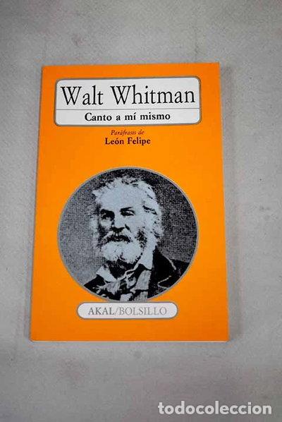 Libros: Canto a m&iacute; mismo- 9788476005163