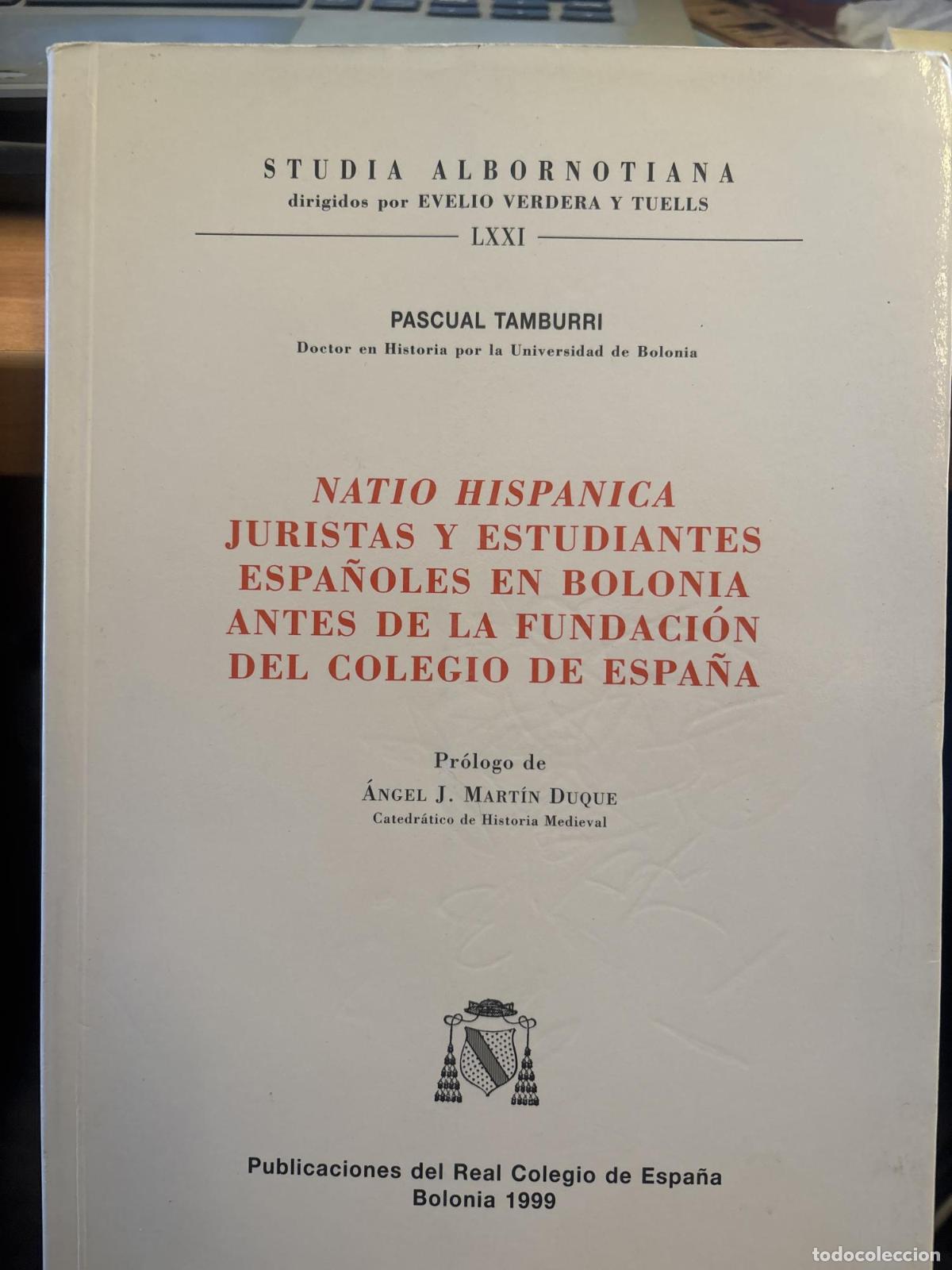 Livres: Natio hispanica - Pascual Tamburri Bariain