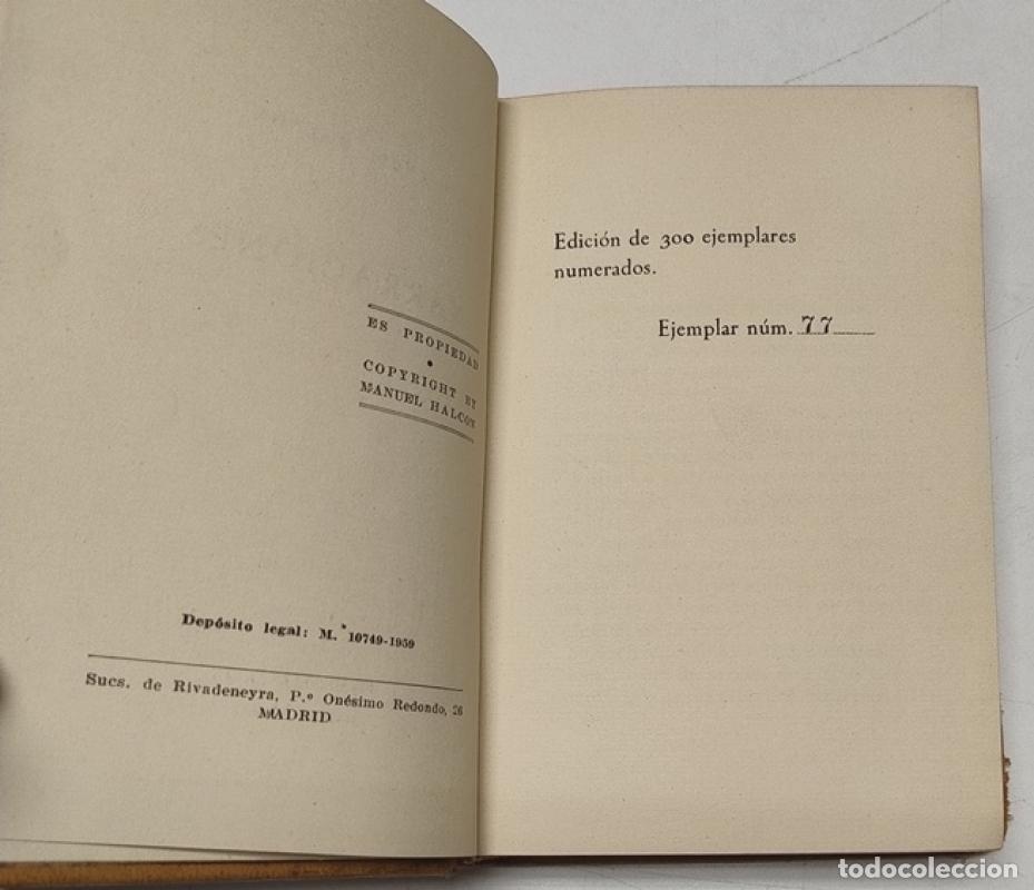 Libros: Narraciones - Manuel Halc&oacute;n - Foto 3