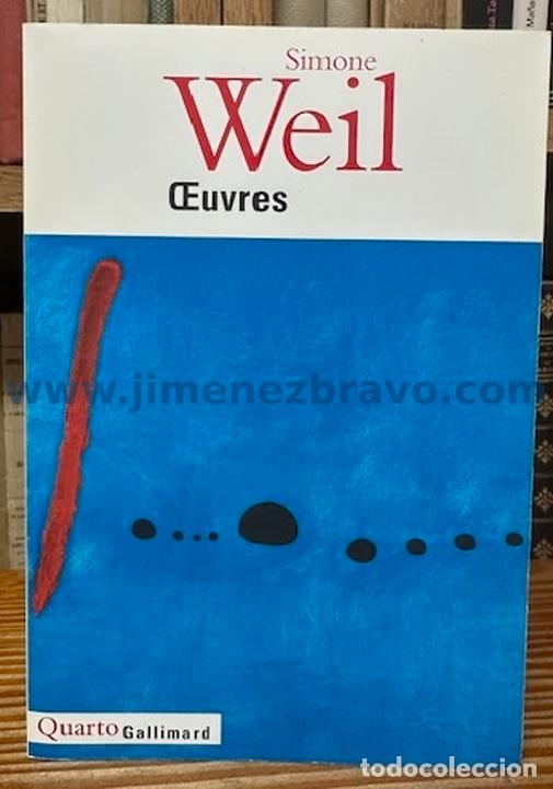 Libros: OEUVRES. Edition etablie sous la direction de Florence de Lussy - WEIL, Simone