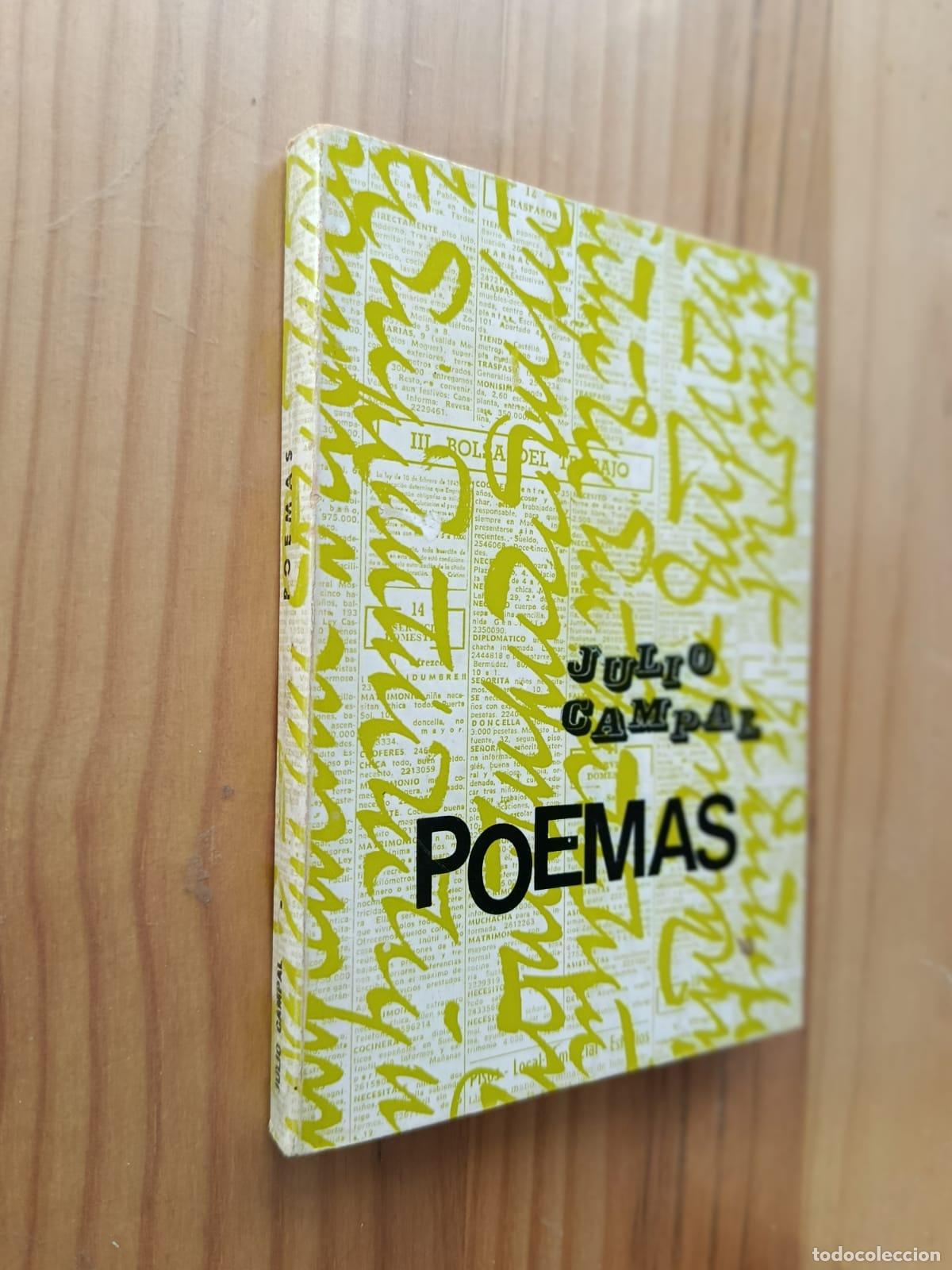 Livres: POEMAS, PRIMERA EDICI&Oacute;N, ED FERNANDO MILLAN, 1971 - JULIO CAMPAL