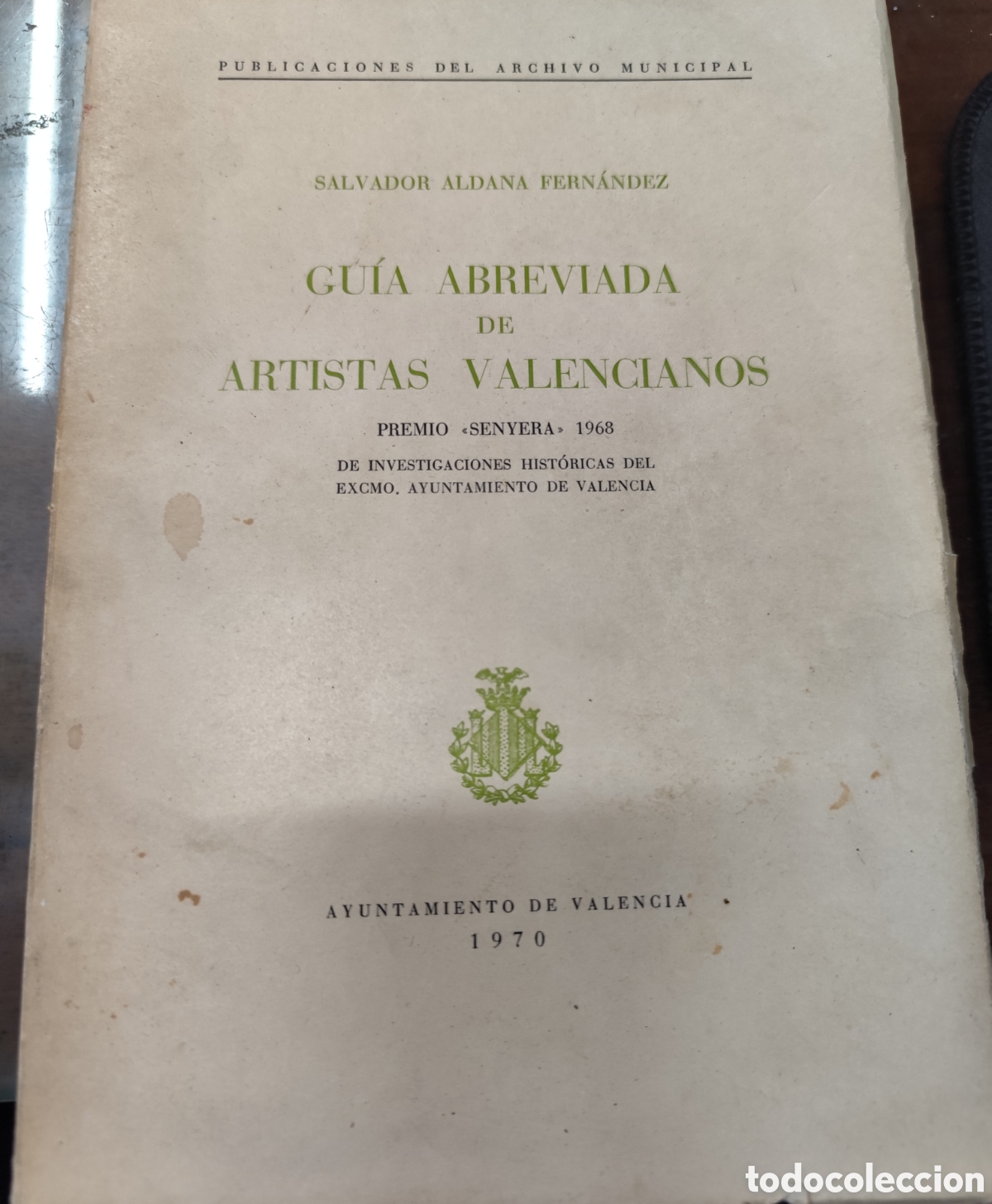 Libros: GUIA ABREVIADA DE ARTISTAS VALENCIANOS - ALDANA FERNANDEZ, Salvador
